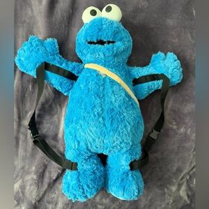 Sesame Street Cookie Monster “Piggyback” Backpack